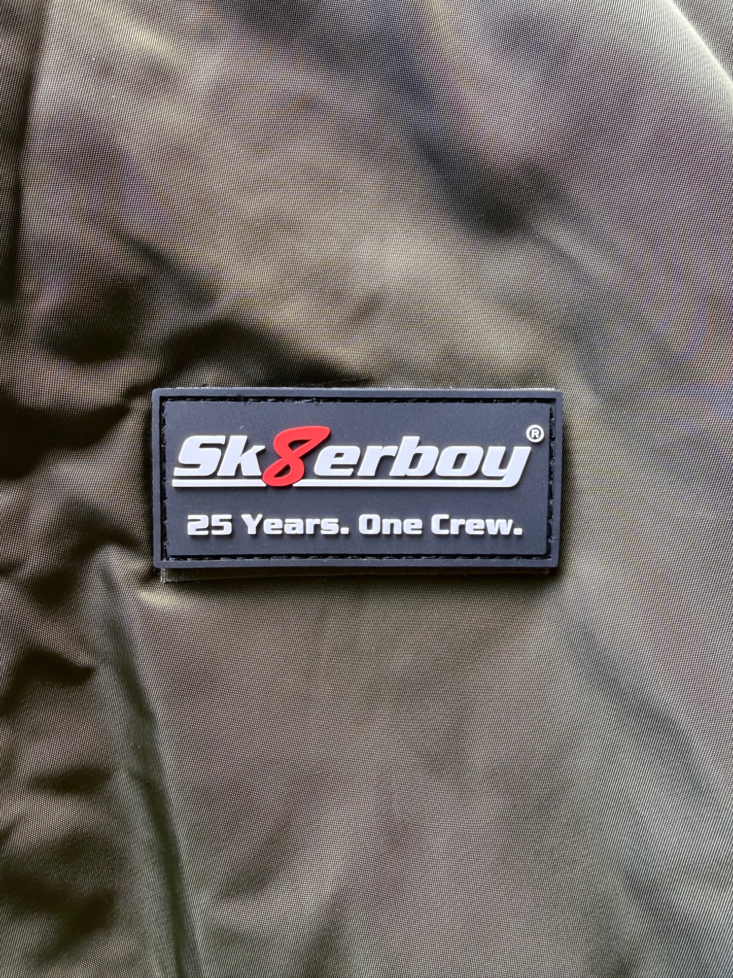 Sk8erboy® RUBBER PATCH – 25 Years. One Crew.