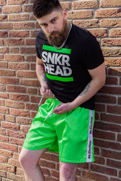 Sk8erboy® short de sport vert fluo