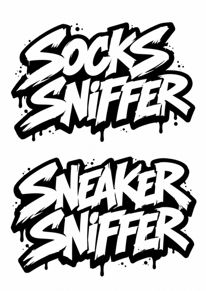 Sk8erboy® SOCKS - SNEAKER SNIFFER Temporary Tattoo